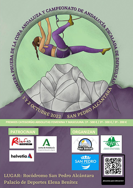 Copa de Andalucía de Escalada 2022 en el Rocódromo de San Pedro Alcántara