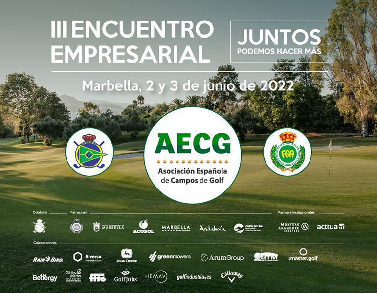 San Pedro Alcántara acoge el III Encuentro Empresarial de la Asociación Española de Campos de Golf