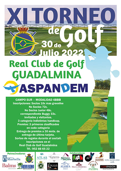 XI Torneo de Golf a beneficio de Aspandem