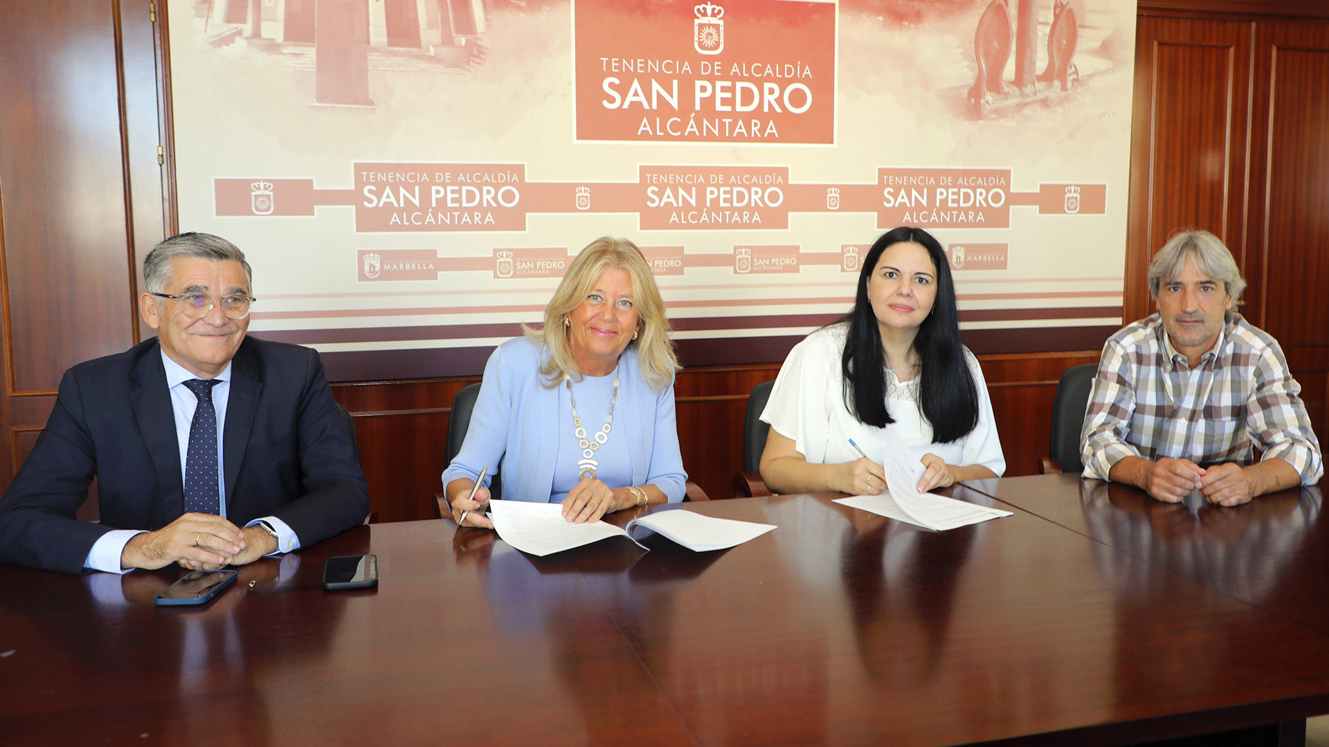 El Ayuntamiento renueva los convenios de colaboración con ASPANDEM, AFISAMP, Valores y Sampedreña