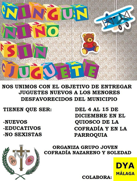 Comienza la campaña solidaria ‘Ningún niño sin juguete’ en San Pedro Alcántara