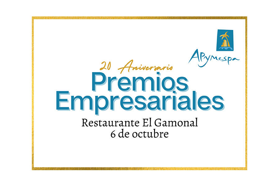 El próximo viernes se celebrará la Gala Anual de Premios Empresariales APYMESPA