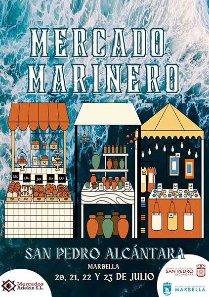 Largo fin de semana para el Mercado Marinero de Bulevar San Pedro Alcántara