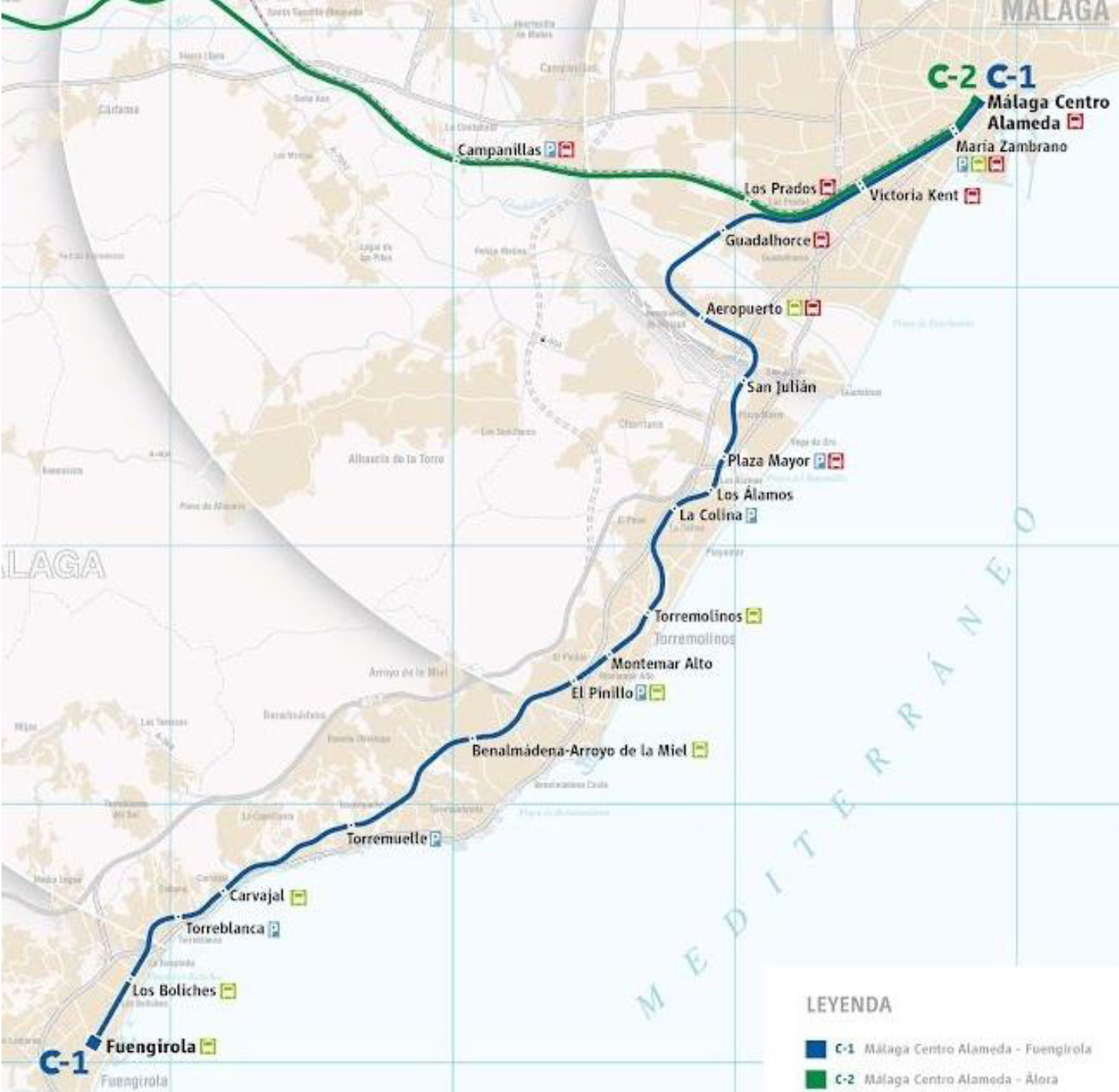 El Gobierno central licita el estudio de viabilidad del tren de la Costa del Sol