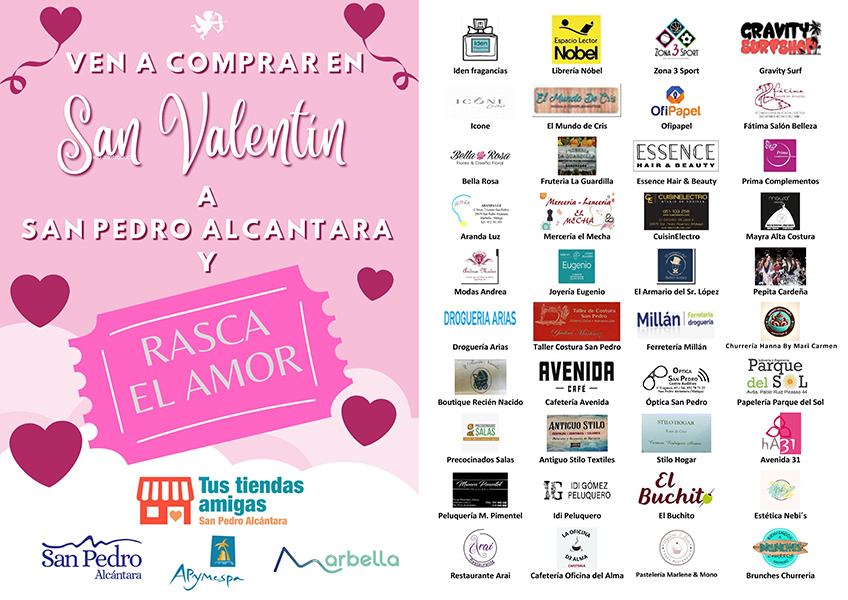 San Valentín, primera campaña comercial del año en la que colabora APYMESPA