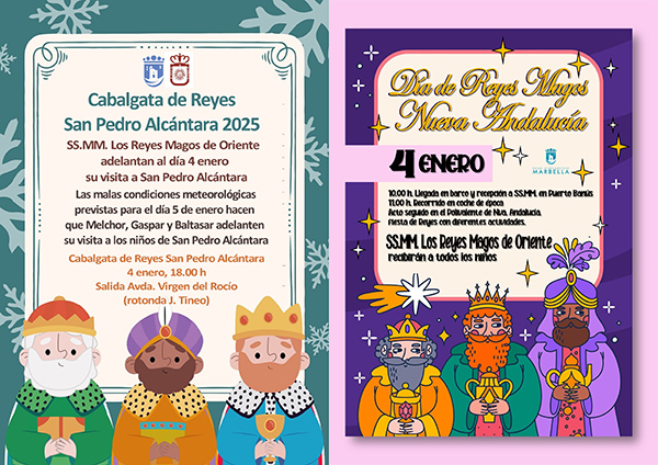 La cabalgata de los Reyes Magos adelanta su celebración a mañana sábado