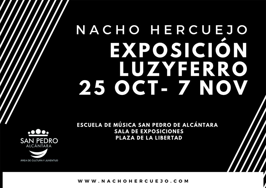 El Centro Cultural San Pedro Alcántara acoge hoy la exposición "Luzyferro" El Centro Cultural San Pedro Alcántara acoge hoy la exposición "Luzyferro"