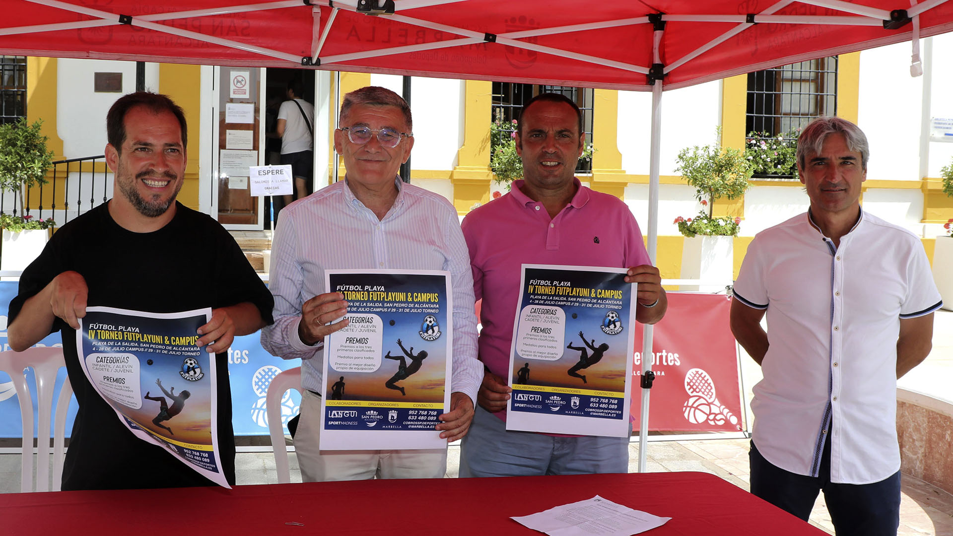 San Pedro Alcántara albergará durante el mes de julio el campus de fútbol playa de ‘El Langui’