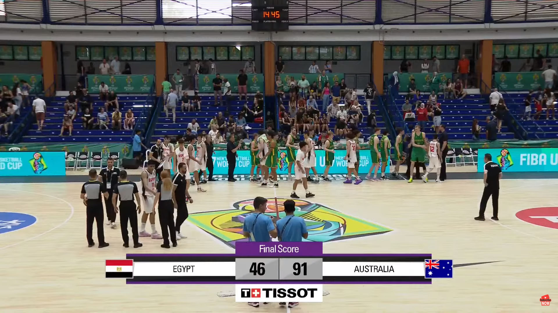 Copa del Mundo Sub-17 de Baloncesto FIBA ​​2022: Egipto Vs Australia