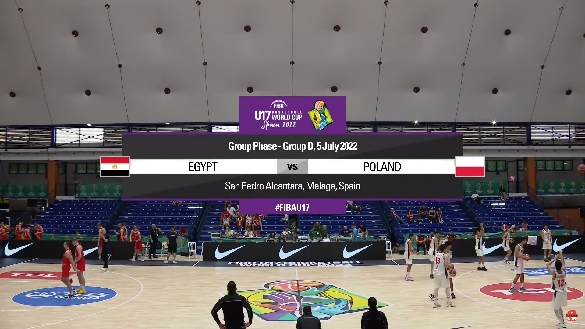 Copa del Mundo Sub-17 de Baloncesto FIBA ​​2022: Egipto Vs Polonia