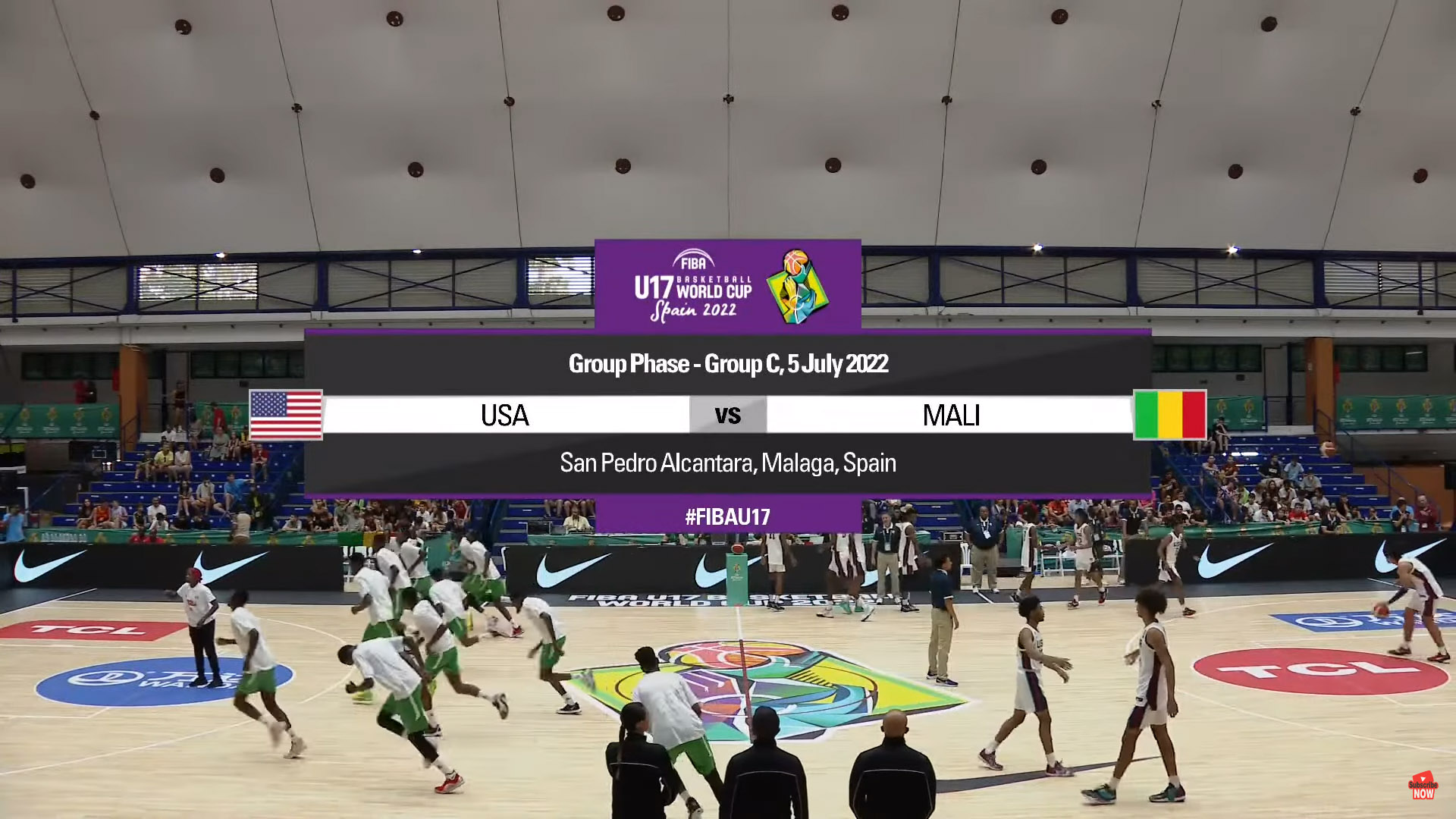 Copa del Mundo Sub-17 de Baloncesto FIBA ​​2022: Estados Unidos Vs Malí