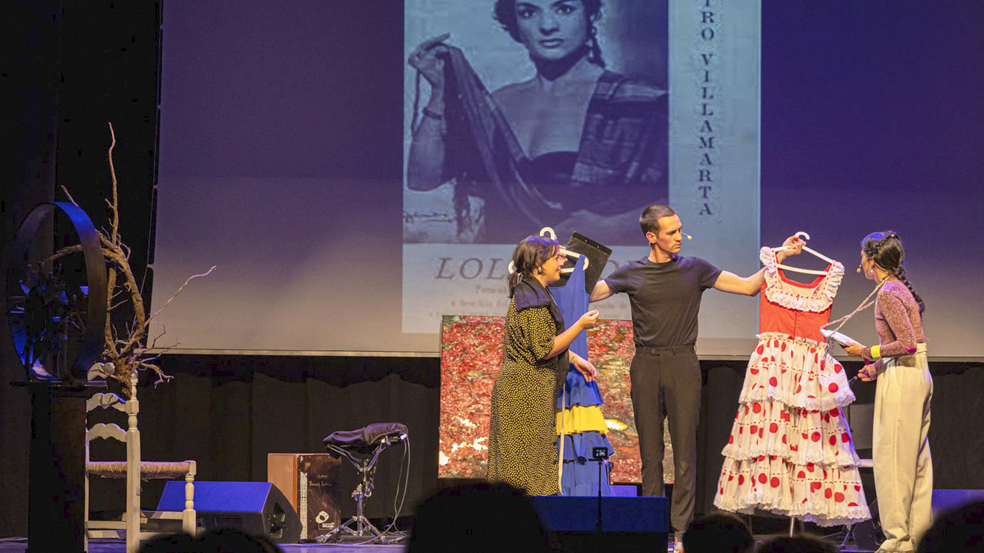 Celebrado homenaje a Lola Flores en el Centro de Artes Escénicas La Alcoholera