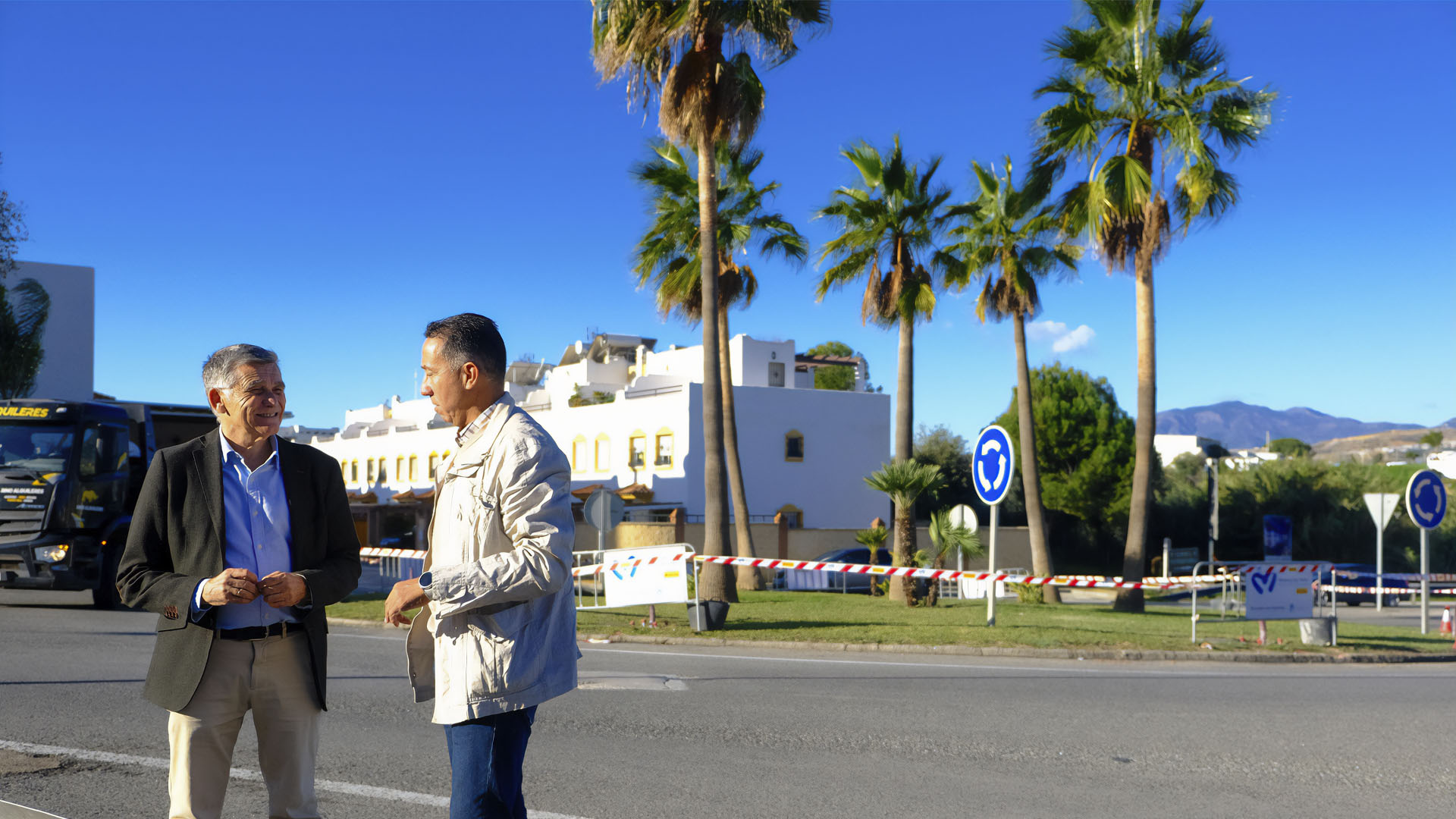Mejoras destinadas a la seguridad vial en la rotonda de acceso por la AP-7