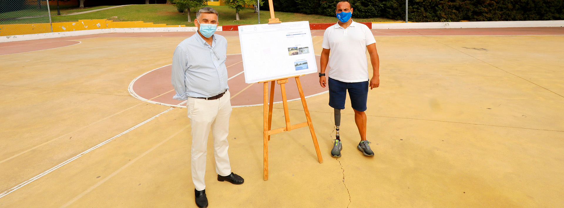 Remodelación de la pista de fútbol sala del polideportivo El Arquillo