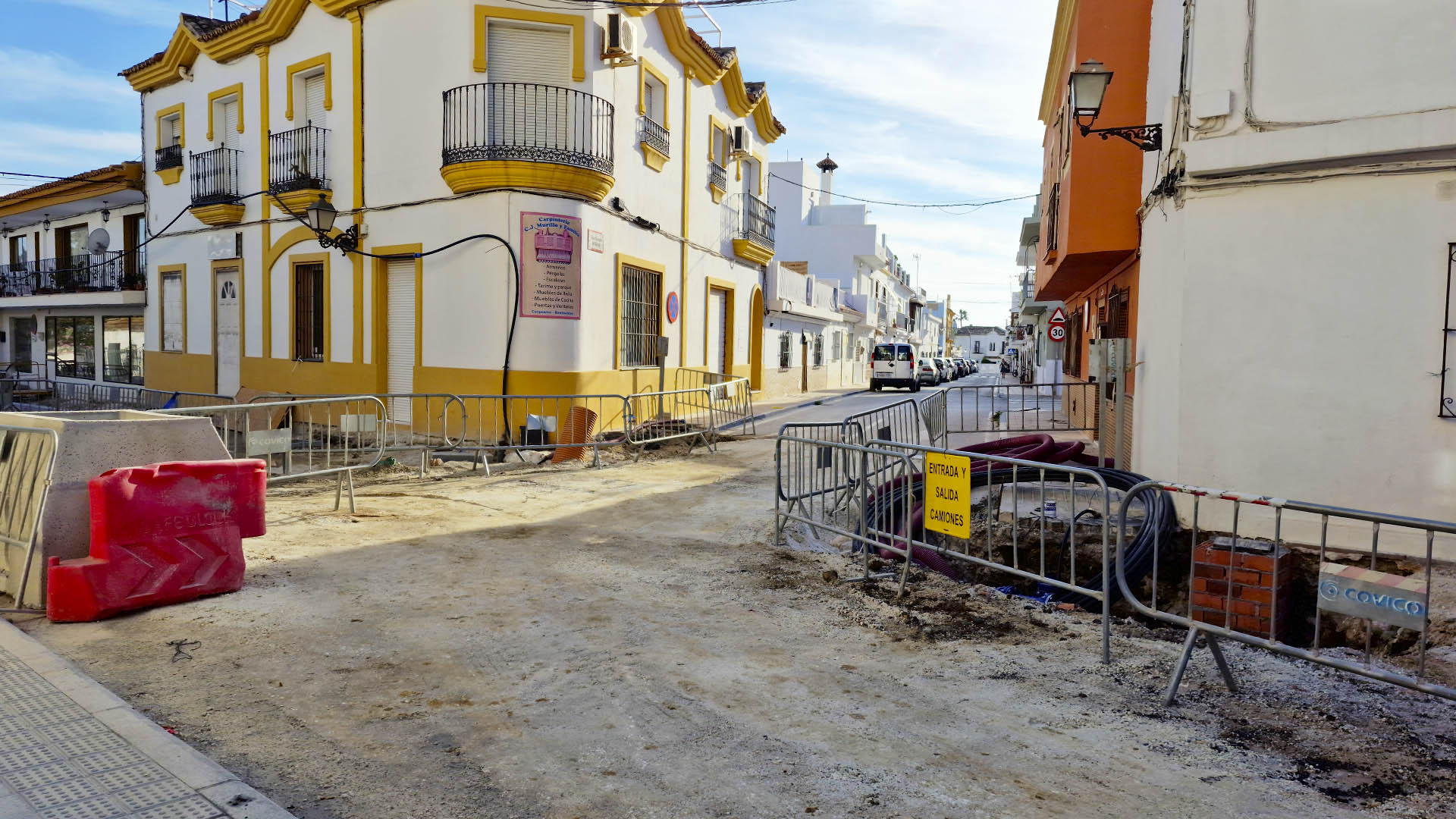 El Ayuntamiento promete finalizar este mes las obras de la Calle José Echegaray