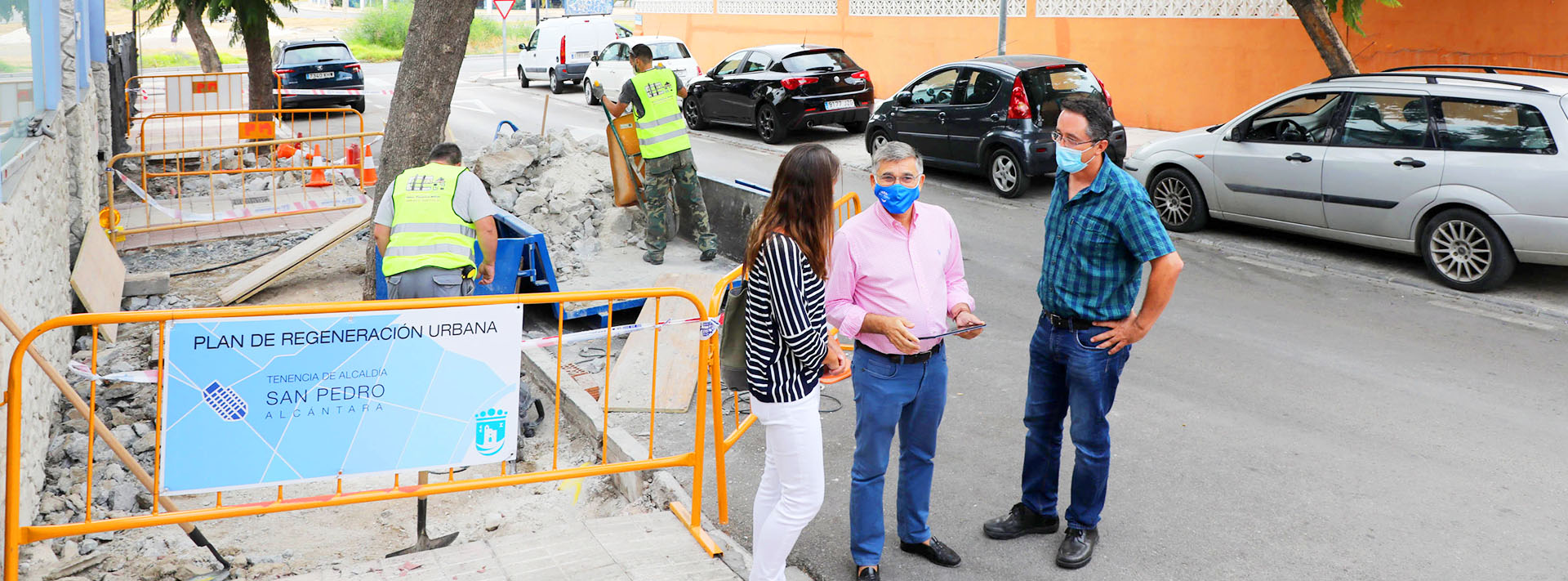 Acondicionan el entorno de la calle Santa Elena