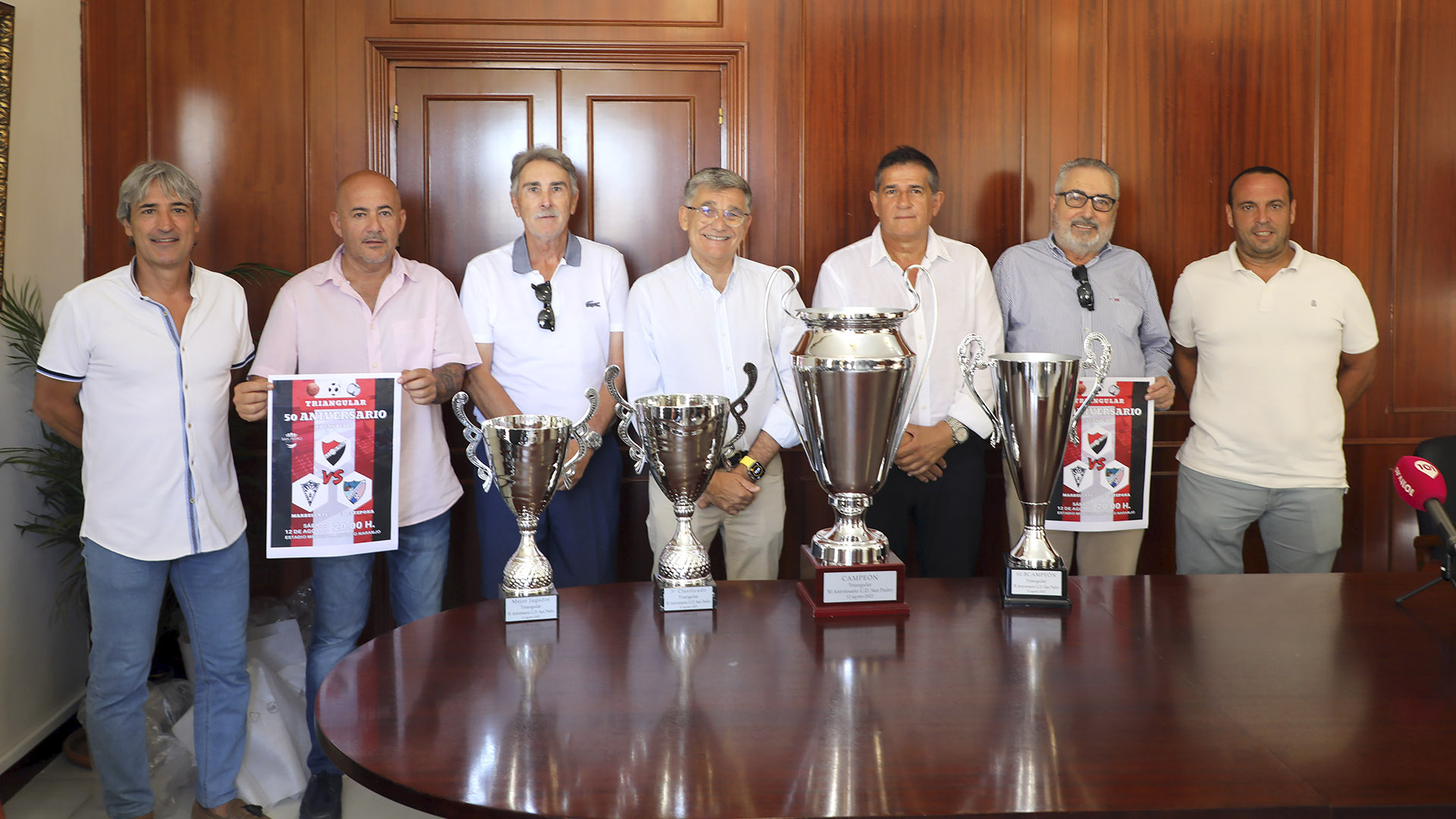 El estadio municipal acogerá un triangular por 50 el aniversario de la UD San Pedro